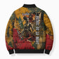 Benin Independence Day King Behanzin Bomber Puffer Jacket Dahomey Amazons National Motto