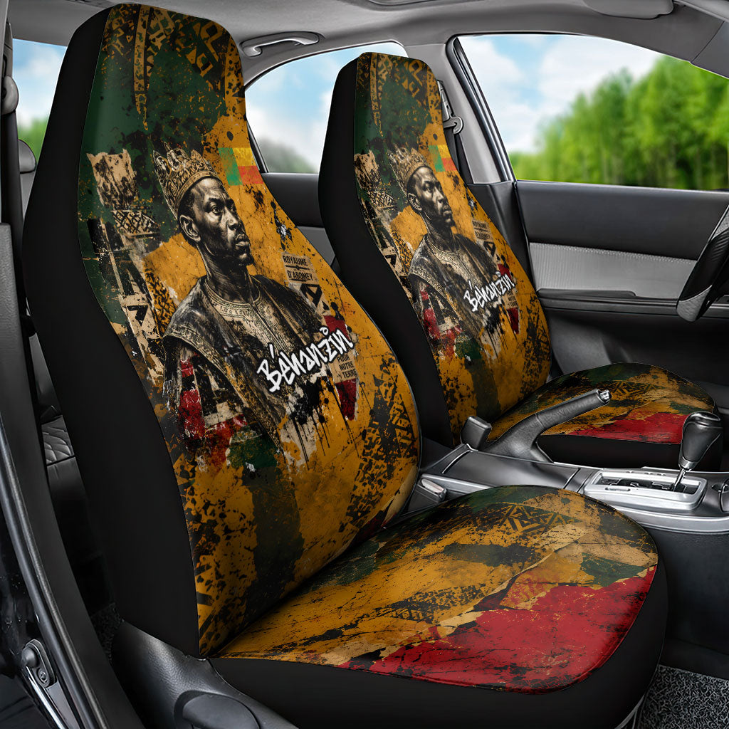 Benin Independence Day King Behanzin Car Seat Cover Dahomey Amazons National Motto
