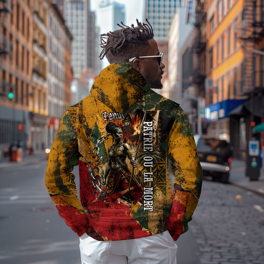 Benin Independence Day King Behanzin Hoodie Dahomey Amazons National Motto