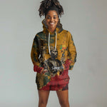 Benin Independence Day King Behanzin Hoodie Dress Dahomey Amazons National Motto