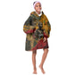 Benin Independence Day King Behanzin Kid Wearable Blanket Hoodie Dahomey Amazons National Motto