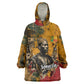 Benin Independence Day King Behanzin Kid Wearable Blanket Hoodie Dahomey Amazons National Motto
