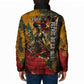 Benin Independence Day King Behanzin Padded Jacket Dahomey Amazons National Motto