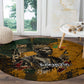 Benin Independence Day King Behanzin Round Carpet Dahomey Amazons National Motto