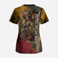 Benin Independence Day King Behanzin Scrub Top Dahomey Amazons National Motto
