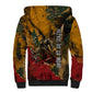 Benin Independence Day King Behanzin Sherpa Hoodie Dahomey Amazons National Motto