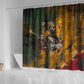 Benin Independence Day King Behanzin Shower Curtain Dahomey Amazons National Motto
