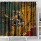 Benin Independence Day King Behanzin Shower Curtain Dahomey Amazons National Motto