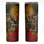 Benin Independence Day King Behanzin Skinny Tumbler Dahomey Amazons National Motto