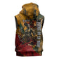 Benin Independence Day King Behanzin Sleeveless Hoodie Dahomey Amazons National Motto