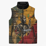 Benin Independence Day King Behanzin Sleeveless Puffer Jacket Dahomey Amazons National Motto