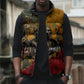 Benin Independence Day King Behanzin Sleeveless Puffer Jacket Dahomey Amazons National Motto