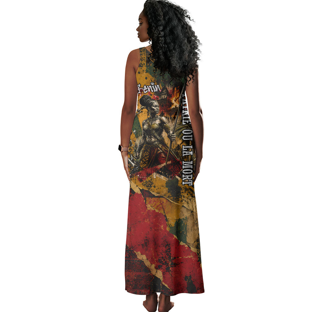 Benin Independence Day King Behanzin Tank Maxi Dress Dahomey Amazons National Motto