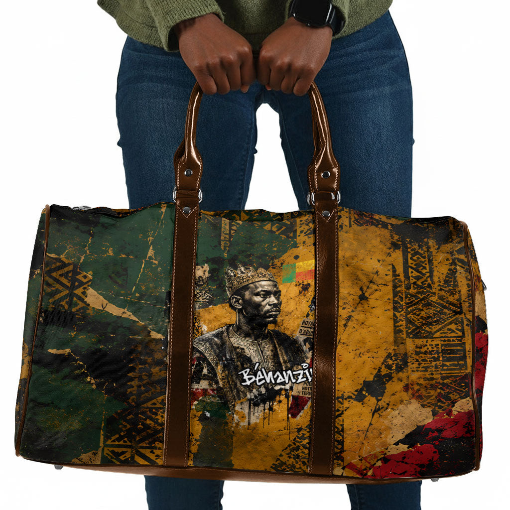 Benin Independence Day King Behanzin Travel Bag Dahomey Amazons National Motto