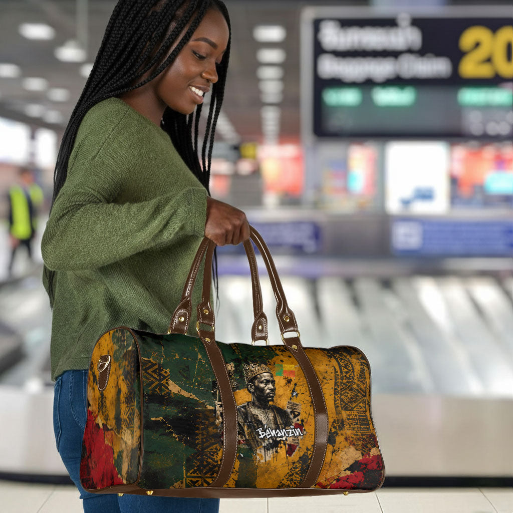 Benin Independence Day King Behanzin Travel Bag Dahomey Amazons National Motto