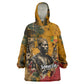 Benin Independence Day King Behanzin Wearable Blanket Hoodie Dahomey Amazons National Motto