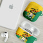 Benin Independence Day August 1 AirPods Case Coat Of Arms Heritage Raised Fist Flag
