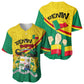 Benin Independence Day August 1 Baseball Jersey Coat Of Arms Heritage Raised Fist Flag