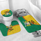 Benin Independence Day August 1 Bathroom Set Coat Of Arms Heritage Raised Fist Flag