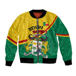 Benin Independence Day August 1 Bomber Jacket Coat Of Arms Heritage Raised Fist Flag
