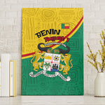 Benin Independence Day August 1 Canvas Wall Art Coat Of Arms Heritage Raised Fist Flag
