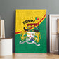 Benin Independence Day August 1 Canvas Wall Art Coat Of Arms Heritage Raised Fist Flag