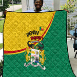 Benin Independence Day August 1 Quilt Coat Of Arms Heritage Raised Fist Flag
