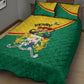 Benin Independence Day August 1 Quilt Bed Set Coat Of Arms Heritage Raised Fist Flag