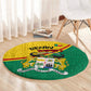 Benin Independence Day August 1 Round Carpet Coat Of Arms Heritage Raised Fist Flag