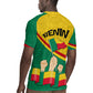 Benin Independence Day August 1 Rugby Jersey Coat Of Arms Heritage Raised Fist Flag