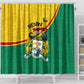 Benin Independence Day August 1 Shower Curtain Coat Of Arms Heritage Raised Fist Flag