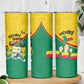 Benin Independence Day August 1 Skinny Tumbler Coat Of Arms Heritage Raised Fist Flag