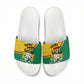 Benin Independence Day August 1 Slide Sandals Coat Of Arms Heritage Raised Fist Flag