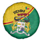 Benin Independence Day August 1 Spare Tire Cover Coat Of Arms Heritage Raised Fist Flag