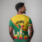 Benin Independence Day August 1 T shirt Coat Of Arms Heritage Raised Fist Flag