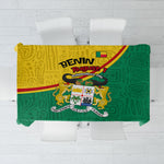 Benin Independence Day August 1 Tablecloth Coat Of Arms Heritage Raised Fist Flag