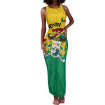 Benin Independence Day August 1 Tank Maxi Dress Coat Of Arms Heritage Raised Fist Flag