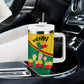 Benin Independence Day August 1 Tumbler With Handle Coat Of Arms Heritage Raised Fist Flag