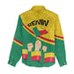 Benin Independence Day August 1 Women Casual Shirt Coat Of Arms Heritage Raised Fist Flag