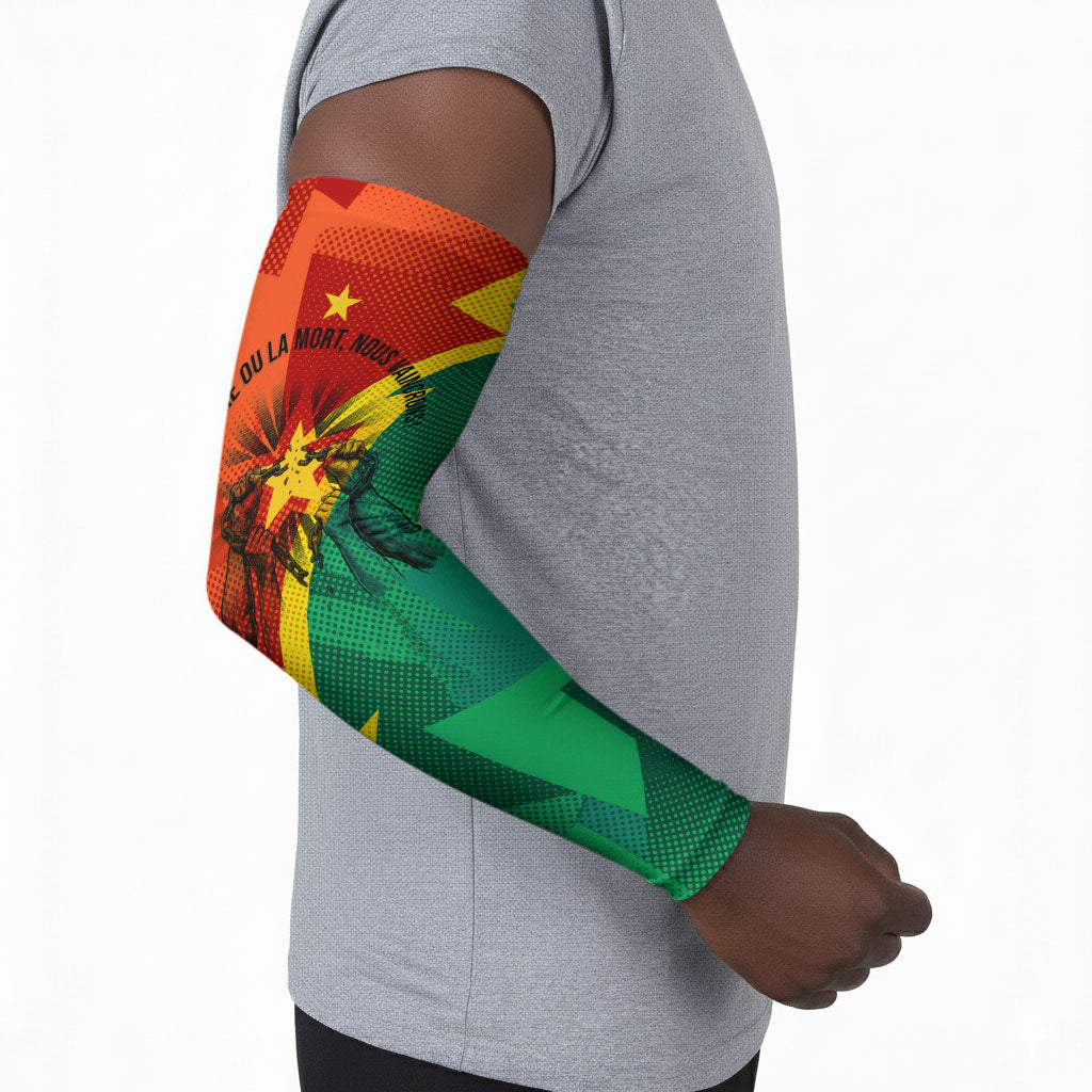 Burkina Faso Independence Day Thomas Sankara Arm Sleeves Revolution Heritage Broken Chains Graphic