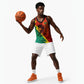 Burkina Faso Independence Day Thomas Sankara Basketball Jersey Revolution Heritage Broken Chains Graphic