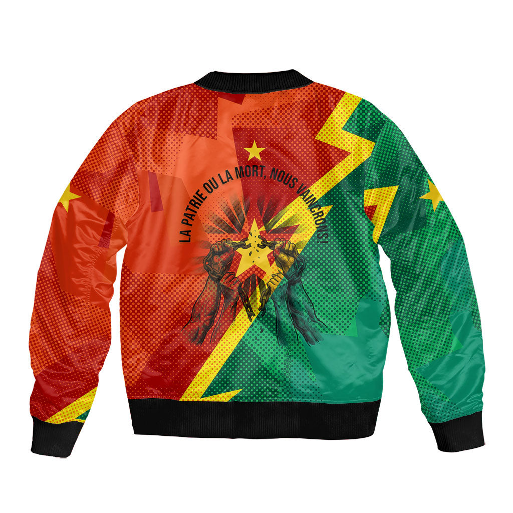 Burkina Faso Independence Day Thomas Sankara Bomber Jacket Revolution Heritage Broken Chains Graphic