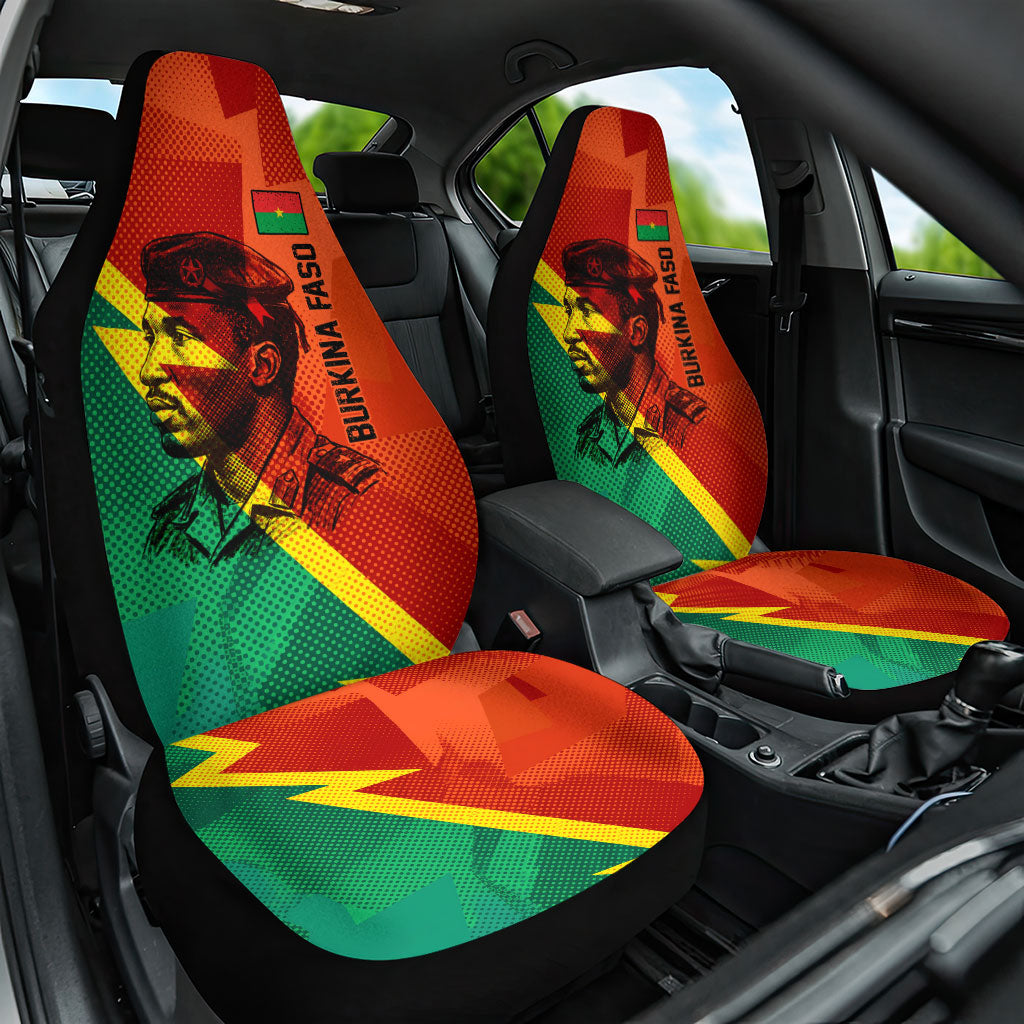 Burkina Faso Independence Day Thomas Sankara Car Seat Cover Revolution Heritage Broken Chains Graphic