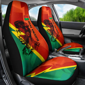 Burkina Faso Independence Day Thomas Sankara Car Seat Cover Revolution Heritage Broken Chains Graphic