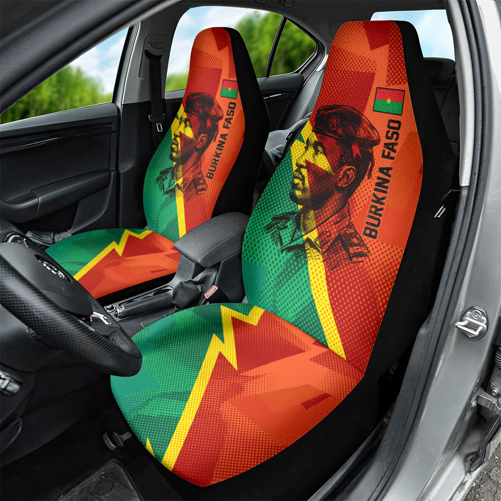 Burkina Faso Independence Day Thomas Sankara Car Seat Cover Revolution Heritage Broken Chains Graphic