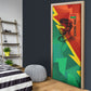 Burkina Faso Independence Day Thomas Sankara Door Cover Revolution Heritage Broken Chains Graphic