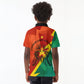 Burkina Faso Independence Day Thomas Sankara Kid Polo Shirt Revolution Heritage Broken Chains Graphic