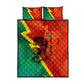 Burkina Faso Independence Day Thomas Sankara Quilt Bed Set Revolution Heritage Broken Chains Graphic