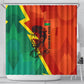Burkina Faso Independence Day Thomas Sankara Shower Curtain Revolution Heritage Broken Chains Graphic