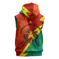 Burkina Faso Independence Day Thomas Sankara Sleeveless Hoodie Revolution Heritage Broken Chains Graphic